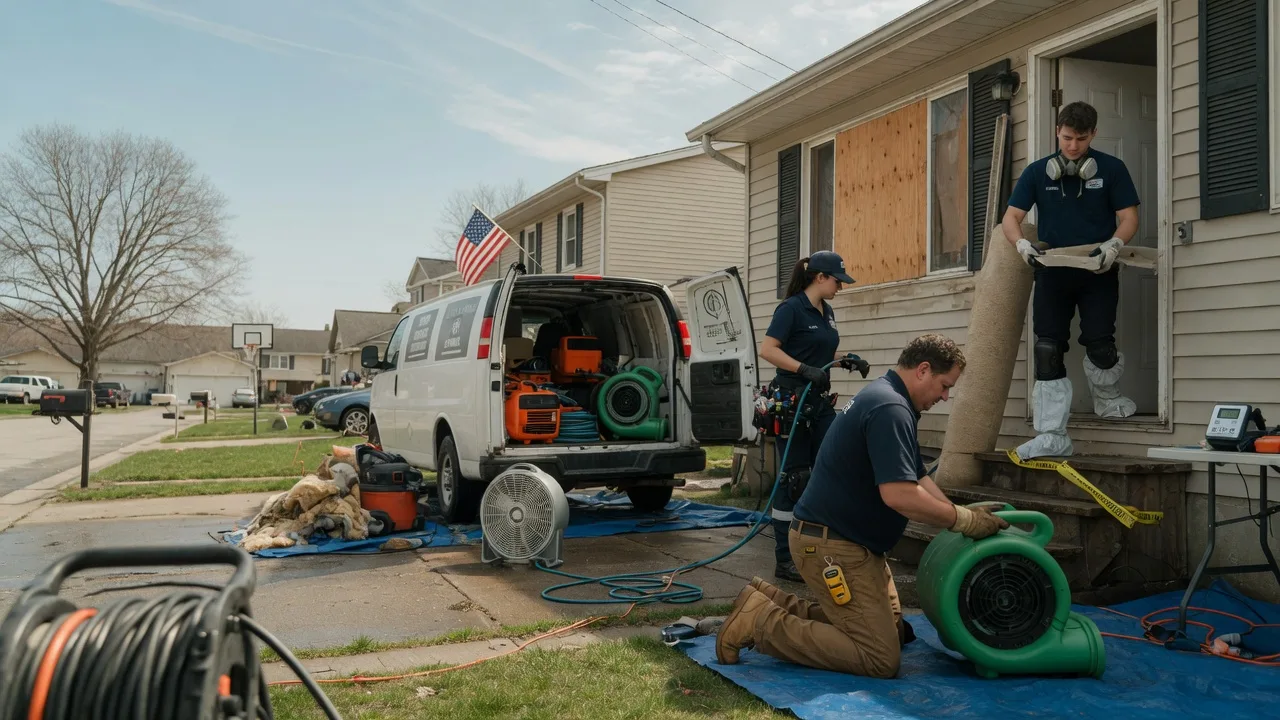 Water Damage Restoration in Riverdale, MI near me